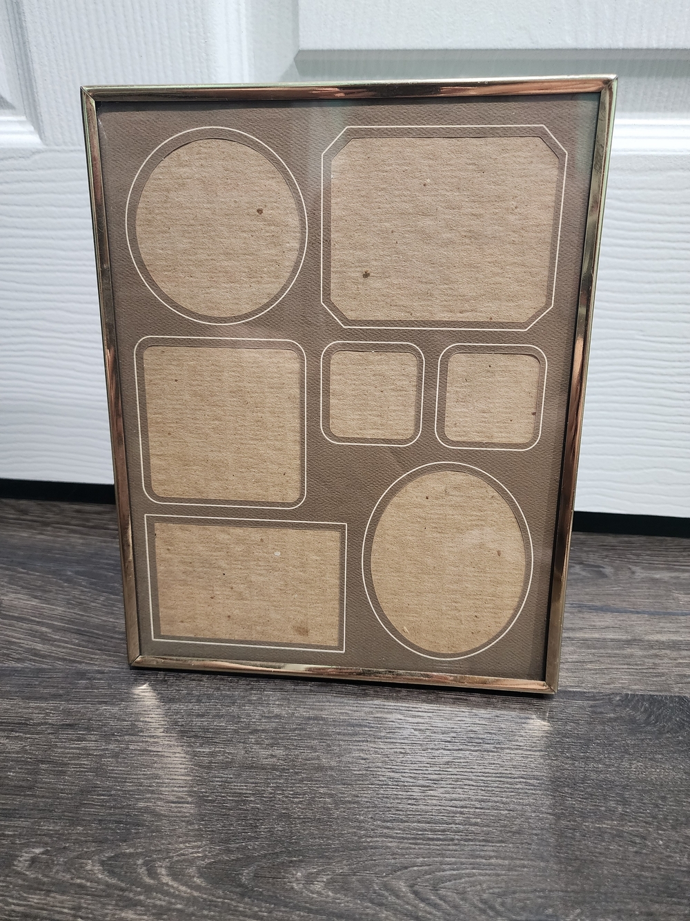 Picture Collage Frame Vintage Ornate GOLD BRASS FRAME